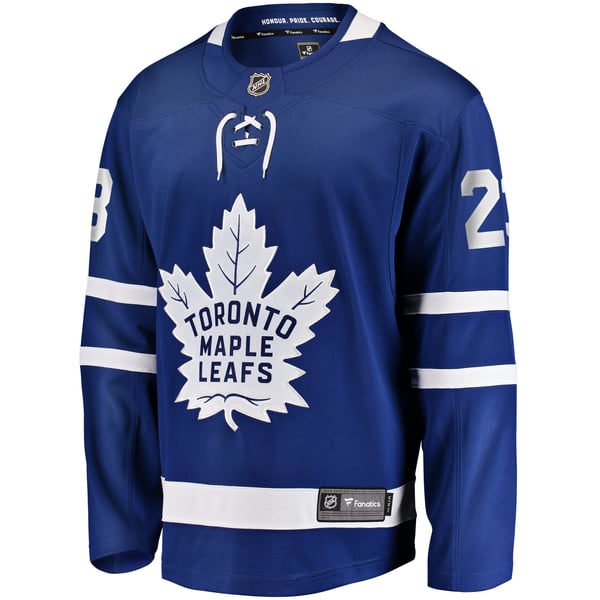 Men's Toronto Maple Leafs Matthew Knies Fanatics Blue Home Premier Breakaway Player Jersey - Image 3