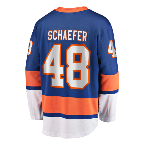 Men's New York Islanders Matthew Schaefer Fanatics Royal Home Breakaway Player Jerseys - Image 4