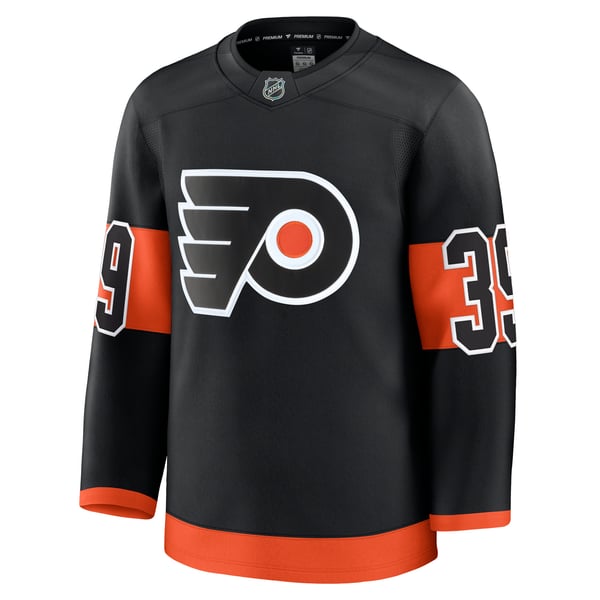 Men's Philadelphia Flyers Matvei Michkov Fanatics Black Alternate Premium Jersey - Image 3