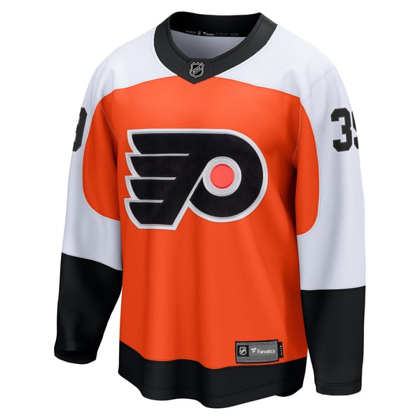 Men's Philadelphia Flyers Matvei Michkov Fanatics Orange Home Premier Breakaway Player Jersey - Image 3