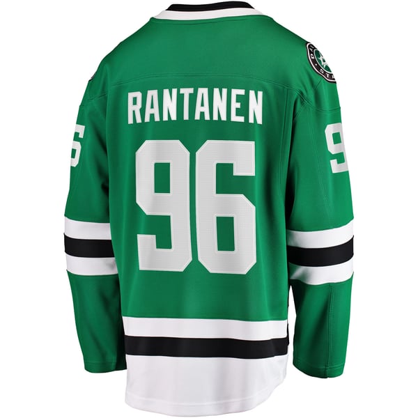 Men's Dallas Stars Mikko Rantanen Fanatics Kelly Green Home Breakaway Jersey - Image 4