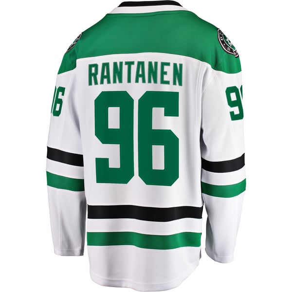 Men's Dallas Stars Mikko Rantanen Fanatics White Away Breakaway Jersey - Image 4