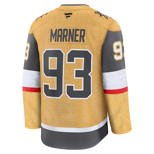Men's Vegas Golden Knights Mitch Marner Fanatics Gold Home Premium Jersey - Image 4