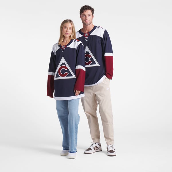 Men's Colorado Avalanche Fanatics Navy Alternate Premium Custom Jersey - Image 8