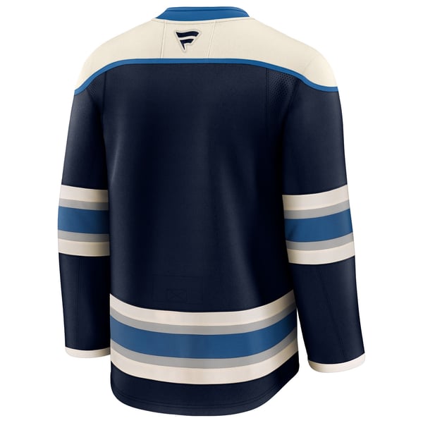 Men's Columbus Blue Jackets Fanatics Navy Alternate Premium Jersey - Image 4