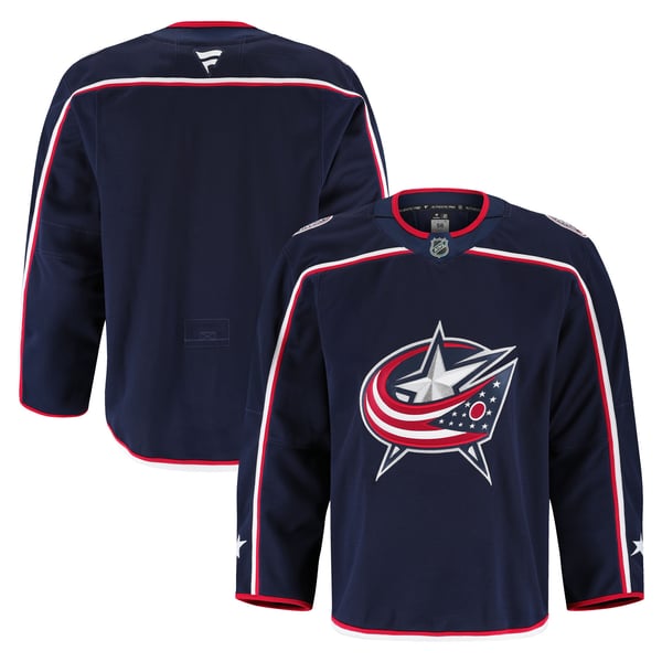 Men's Columbus Blue Jackets Fanatics Navy Home Authentic Pro Jersey - Image 2