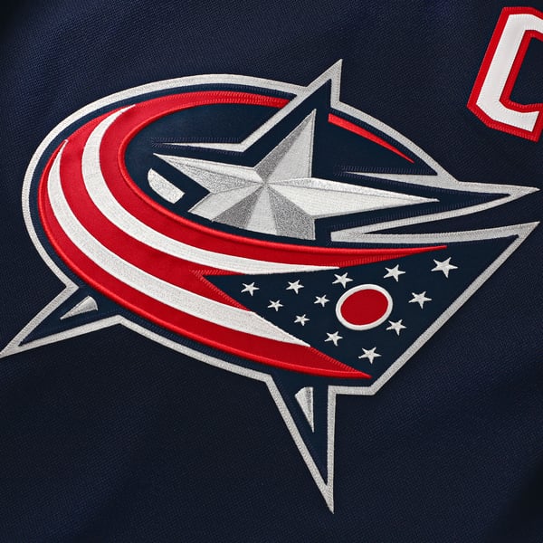 Men's Columbus Blue Jackets Fanatics Navy Home Premium Custom Jersey - Image 5