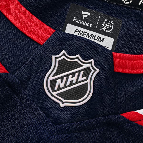 Men's Columbus Blue Jackets Fanatics Navy Home Premium Custom Jersey - Image 6