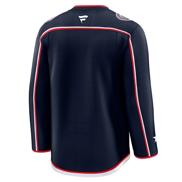 Men's Columbus Blue Jackets Fanatics Navy Home Premium Jersey - Image 4