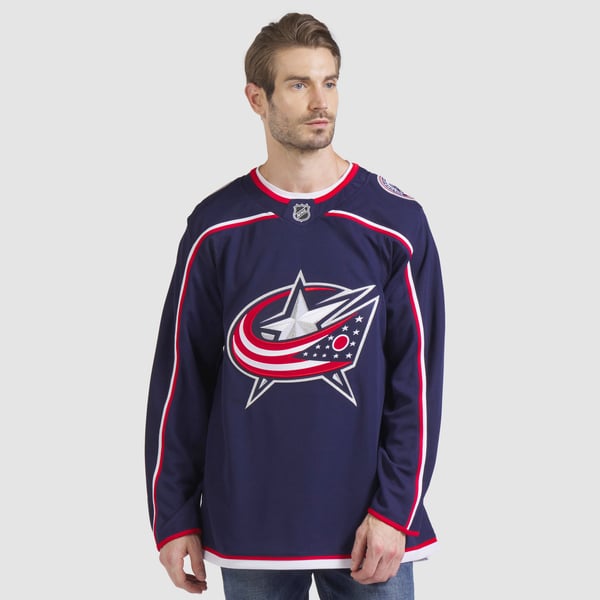 Men's Columbus Blue Jackets Fanatics Navy Home Premium Jersey - Image 5