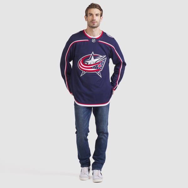 Men's Columbus Blue Jackets Fanatics Navy Home Premium Jersey - Image 7