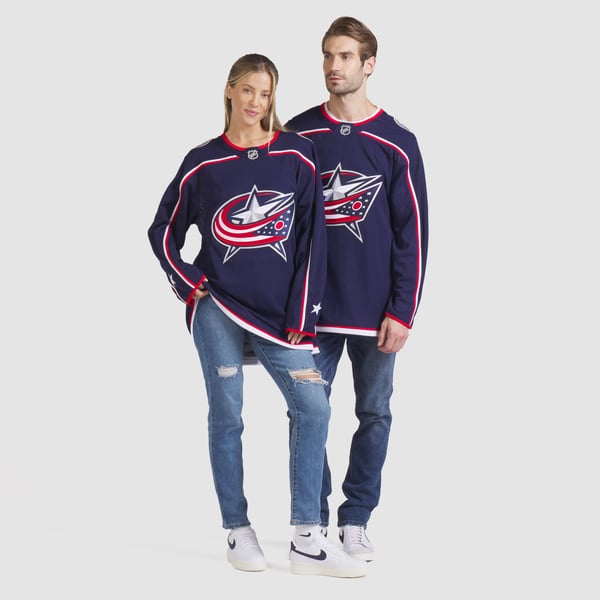 Men's Columbus Blue Jackets Fanatics Navy Home Premium Jersey - Image 8