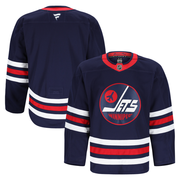 Men's Winnipeg Jets Fanatics Navy Alternate Authentic Pro Jersey - Image 2