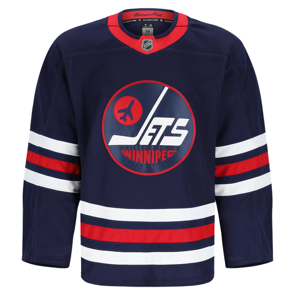 Men's Winnipeg Jets Fanatics Navy Alternate Authentic Pro Jersey - Image 3