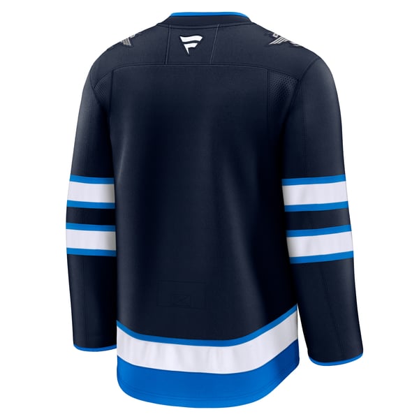 Men's Winnipeg Jets Fanatics Navy Home Premium Jersey - Image 4