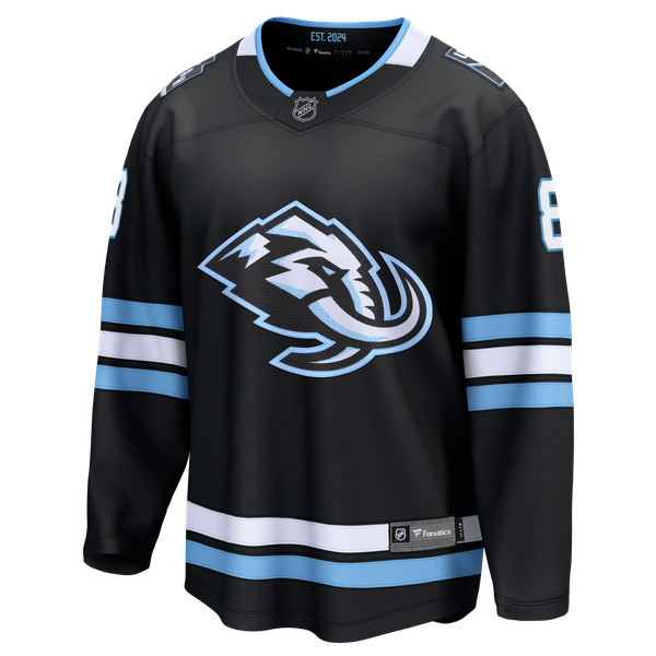 Men's Utah Mammoth Nick Schmaltz Fanatics Black Home Breakaway Jersey - Image 3