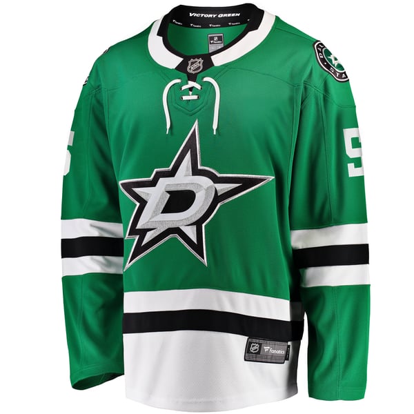 Men's Dallas Stars Nils Lundkvist Fanatics Kelly Green Home Premier Breakaway Player Jersey - Image 3