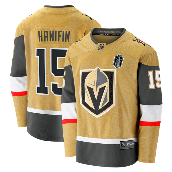 Men's Vegas Golden Knights Noah Hanifin Fanatics Gold 2026 Stanley Cup Final Breakaway Jersey - Image 2