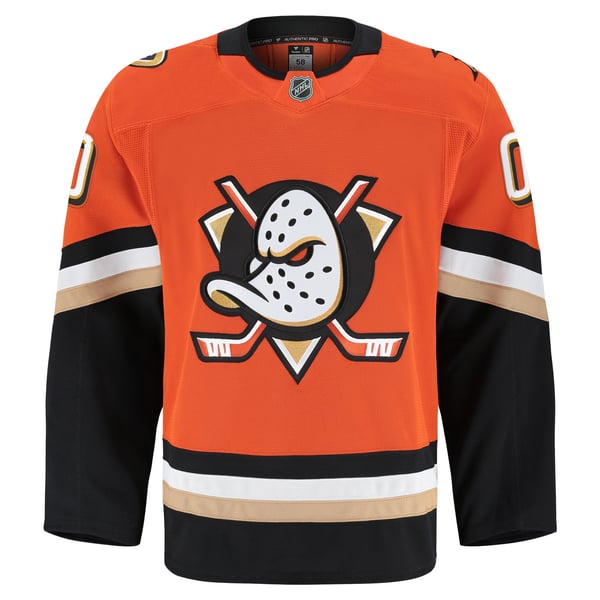 Men's Anaheim Ducks Fanatics Orange Home Authentic Pro Custom Jersey