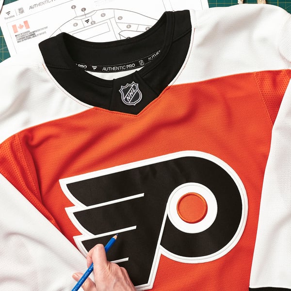 Men's Philadelphia Flyers Fanatics Orange Home Authentic Pro Custom Jersey - Image 7