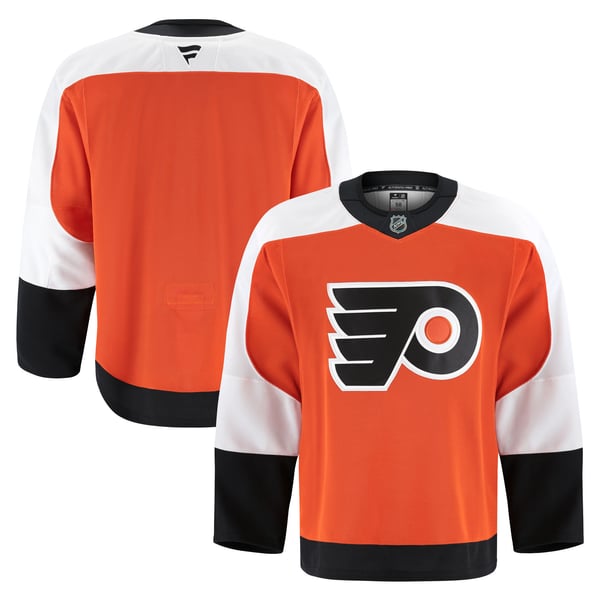 Men's Philadelphia Flyers Fanatics Orange Home Authentic Pro Jersey - Image 2