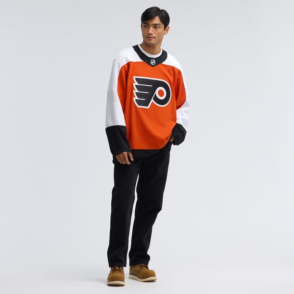 Men's Philadelphia Flyers Fanatics Orange Home Authentic Pro Jersey - Image 7