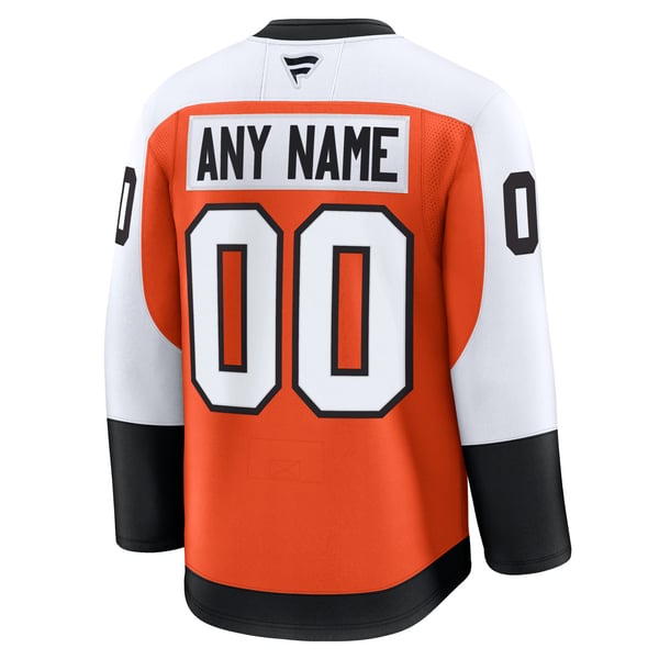 Men's Philadelphia Flyers Fanatics Orange Home Premium Custom Jersey - Image 4