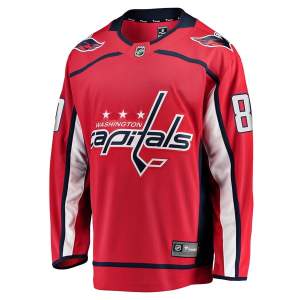 Men's Washington Capitals Pierre-Luc Dubois Fanatics Red Home Premier Breakaway Player Jersey - Image 3