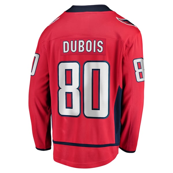 Men's Washington Capitals Pierre-Luc Dubois Fanatics Red Home Premier Breakaway Player Jersey - Image 4