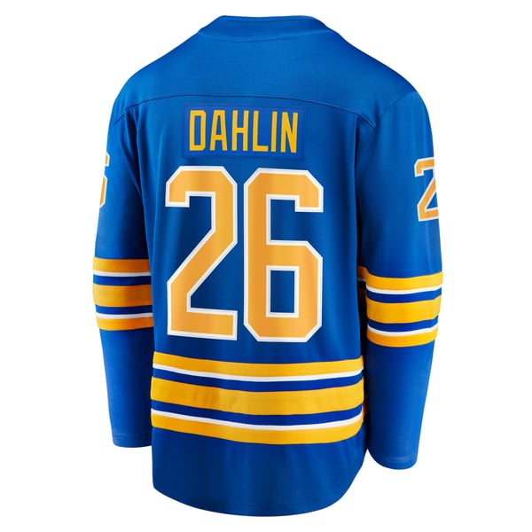 Men's Buffalo Sabres Rasmus Dahlin Fanatics Royal Home Breakaway Jersey - Image 4