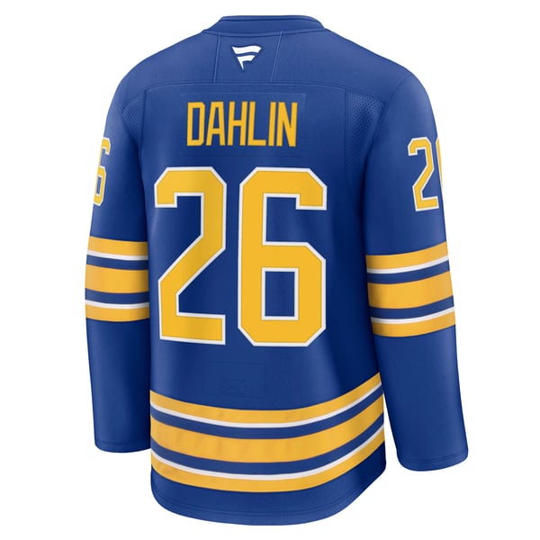 Men's Buffalo Sabres Rasmus Dahlin Fanatics Royal Home Premium Jersey - Image 4
