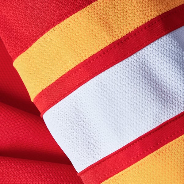 Men's Calgary Flames Fanatics Red Home Authentic Pro Custom Jersey - Image 6