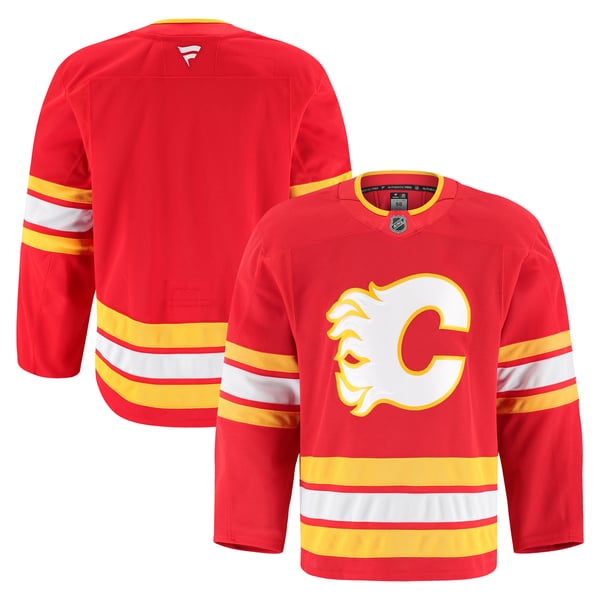 Men's Calgary Flames Fanatics Red Home Authentic Pro Jersey - Image 1