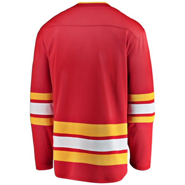Men's Calgary Flames Fanatics Red Home Breakaway Jersey - Image 4