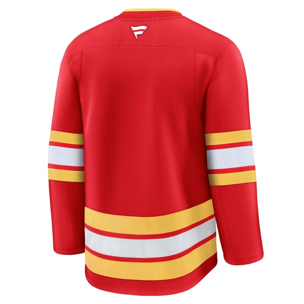 Men's Calgary Flames Fanatics Red Home Premium Jersey - Image 4