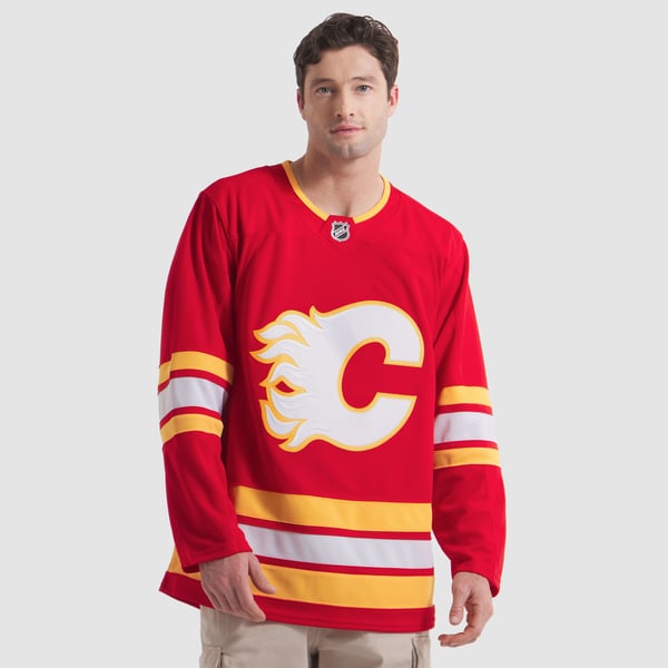 Men's Calgary Flames Fanatics Red Home Premium Jersey - Image 5