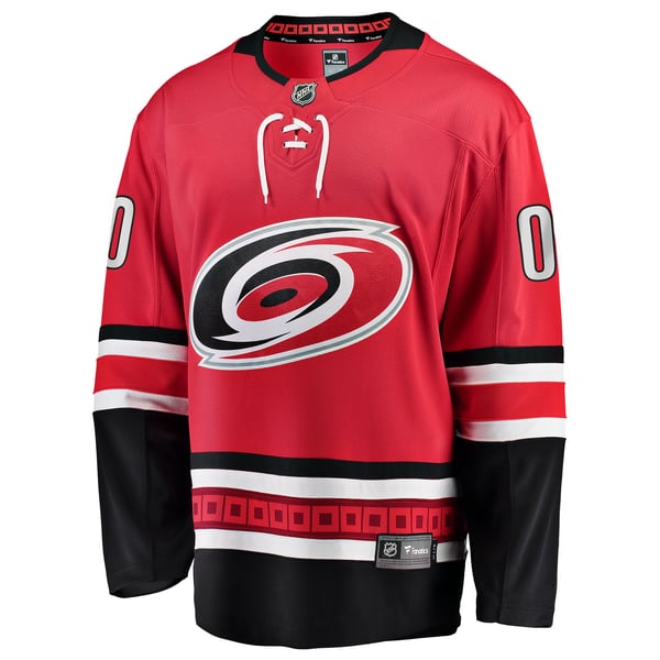 Men's Carolina Hurricanes Fanatics Red Alternate Breakaway Custom Jersey - Image 3