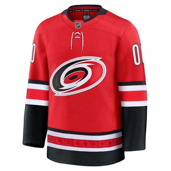 Men's Carolina Hurricanes Fanatics Red Alternate Premium Custom Jersey - Image 3