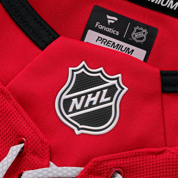Men's Carolina Hurricanes Fanatics Red Alternate Premium Custom Jersey - Image 6