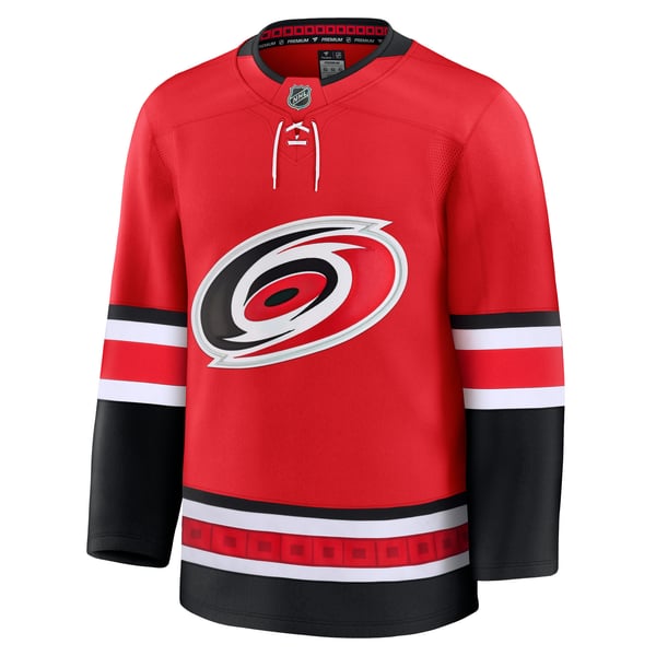 Men's Carolina Hurricanes Fanatics Red Alternate Premium Jersey - Image 3