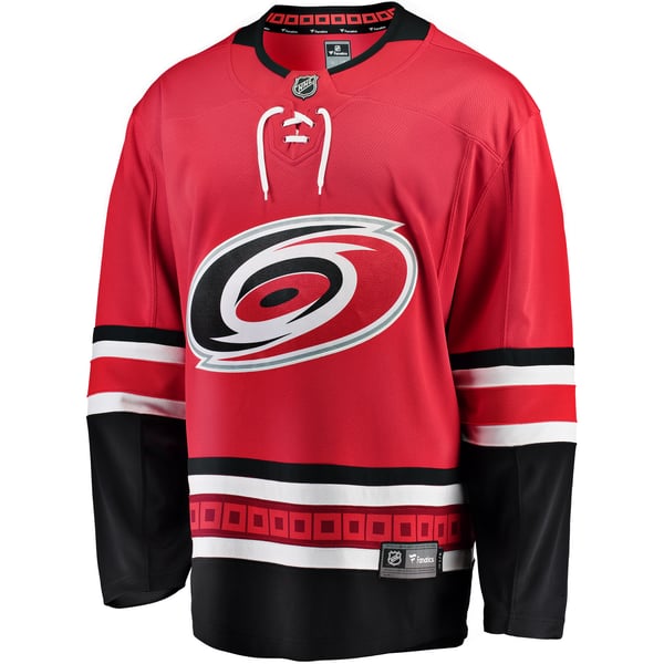 Men's Carolina Hurricanes Fanatics Red Breakaway Alternate Jersey - Image 3