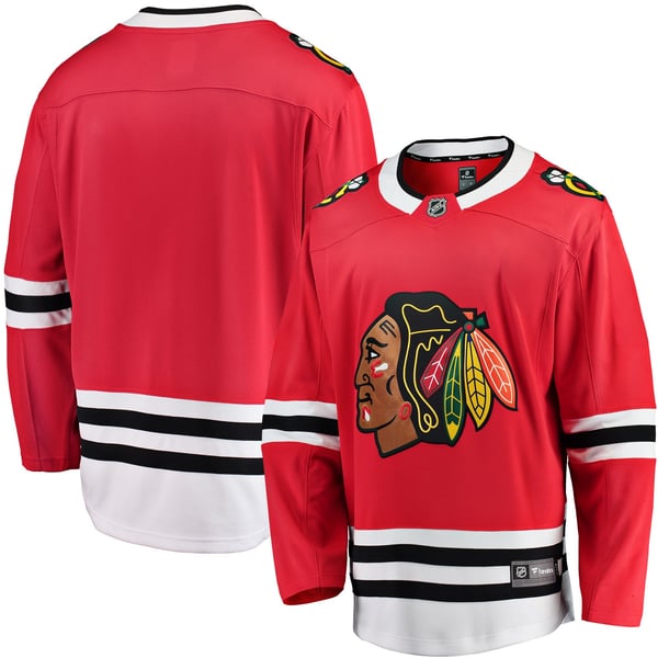 Men's Chicago Blackhawks Fanatics Red Breakaway Home Jersey - Image 2
