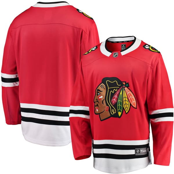 Men's Chicago Blackhawks Fanatics Red Breakaway Home Jersey - Image 1