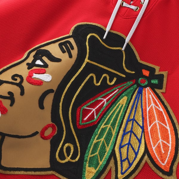 Men's Chicago Blackhawks Fanatics Red Centennial Premium Custom Jersey - Image 5
