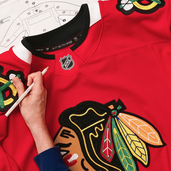 Men's Chicago Blackhawks Fanatics Red Home Authentic Pro Custom Jersey - Image 7