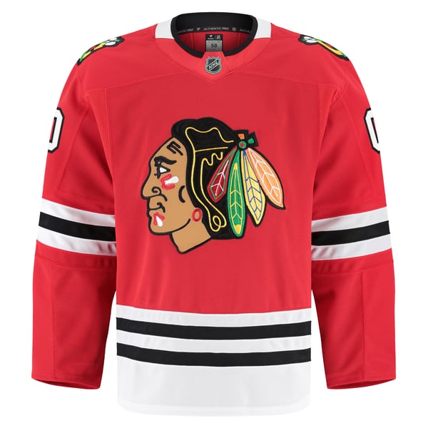 Men's Chicago Blackhawks Fanatics Red Home Authentic Pro Custom Jersey - Image 3
