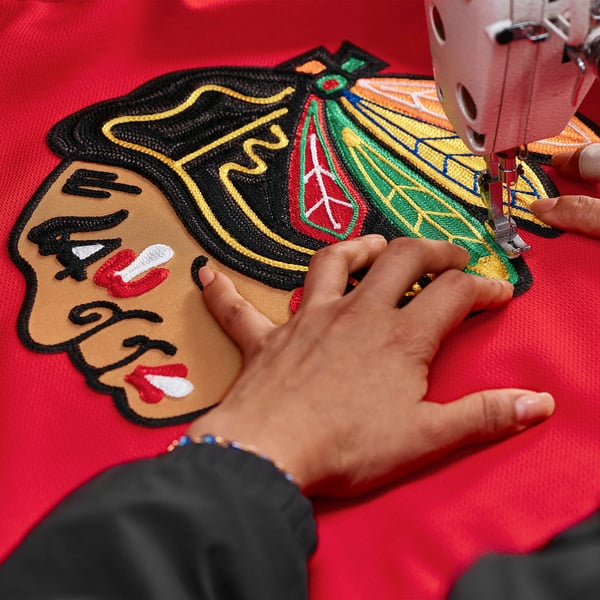 Men's Chicago Blackhawks Fanatics Red Home Authentic Pro Custom Jersey - Image 5