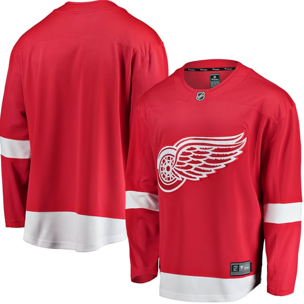 Men's Detroit Red Wings Fanatics Red Breakaway Home Jersey - Image 2