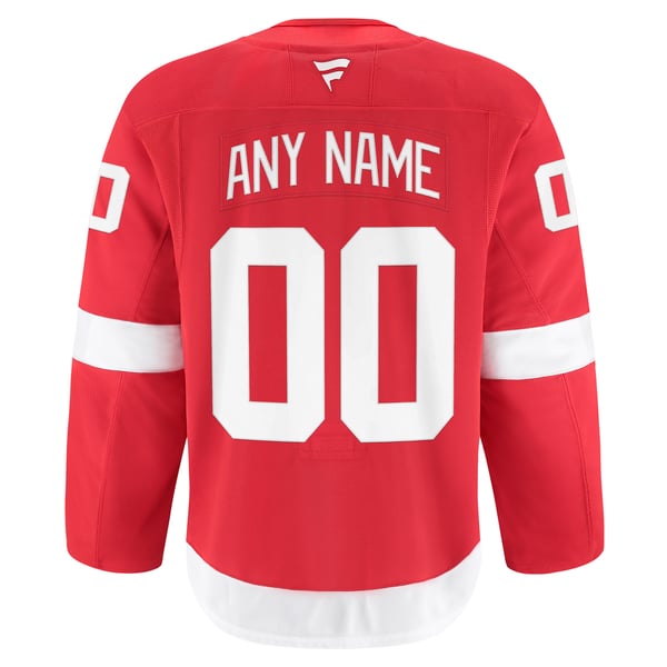 Men's Detroit Red Wings Fanatics Red Home Authentic Pro Custom Jersey - Image 4