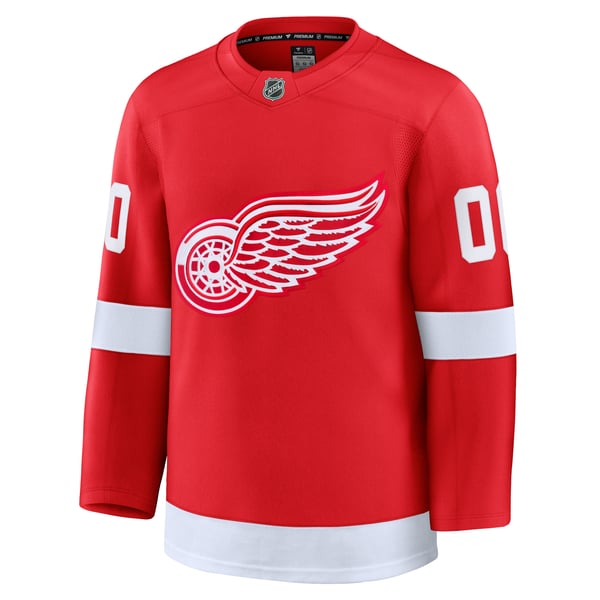 Men's Detroit Red Wings Fanatics Red Home Premium Custom Jersey - Image 3